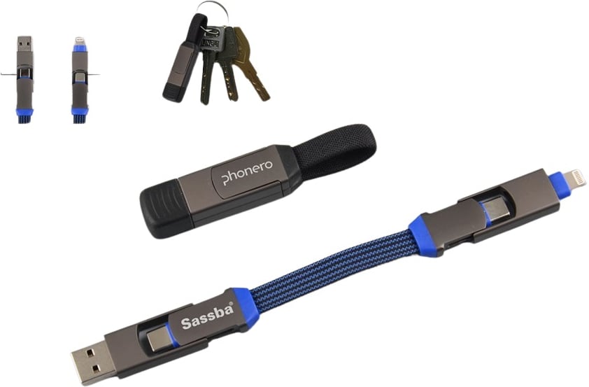 Hovedproduktbilde for 25-47-dra-4178 Venice 4-i-1 Magnetisk Ladekabel