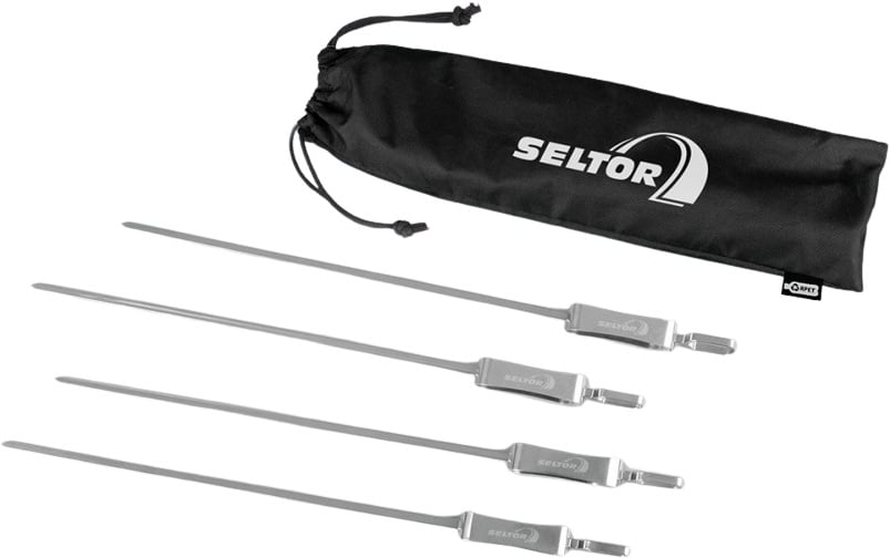 Hovedproduktbilde for 25-47-dra-4201 Fort Rustfritt Stål 4 stk Grillspyd Sett