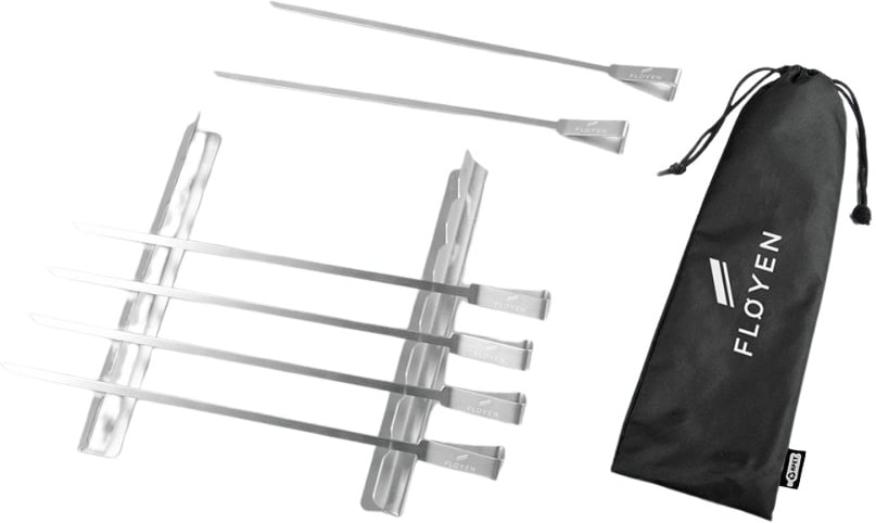 Hovedproduktbilde for 25-47-dra-4202 Burgo Rustfritt Stål 6 stk Grillspyd Sett