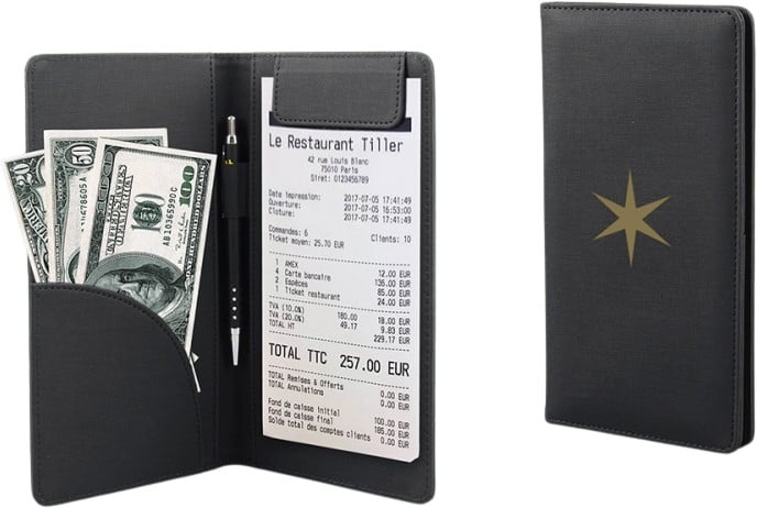 Hovedproduktbilde for 25-47-dra-4253 Mirel PU-skinn Servitørmappe