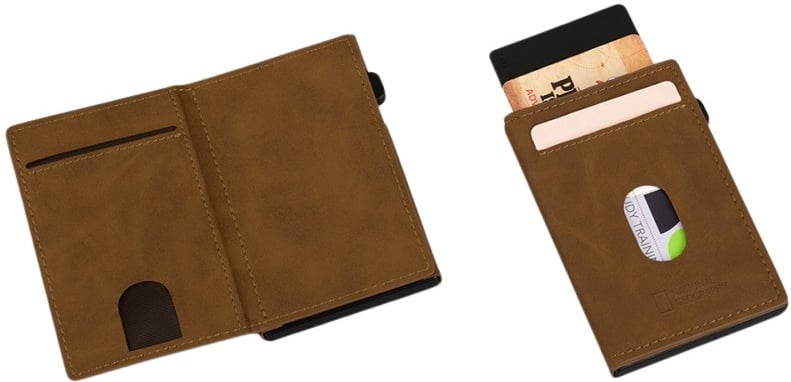 Hovedproduktbilde for 25-47-dra-4374 Arosa Resirkulert Aluminium og PU RFID Kortholder