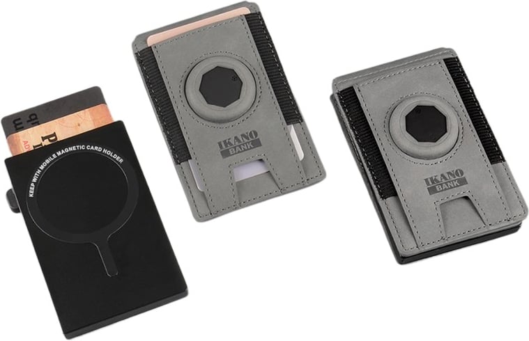 Hovedproduktbilde for 25-47-dra-4377 Feborg RFID Resirkulert Aluminium og PU Kortholder med Sporing