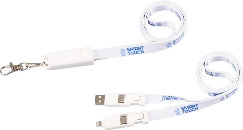 Hovedproduktbilde for 25-47-dra-5016 Aspen RPET  6-i-1 Ladekabel