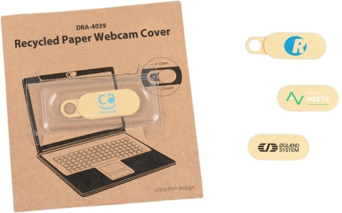 Hovedproduktbilde for 25-47-dra-5039 Vall Resirkulert Papir Webcam Cover