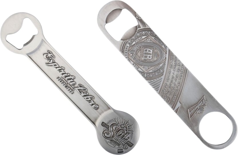 Hovedproduktbilde for 25-47-drb-3075 Missoula Metall Flaskeåpner i Eget Design