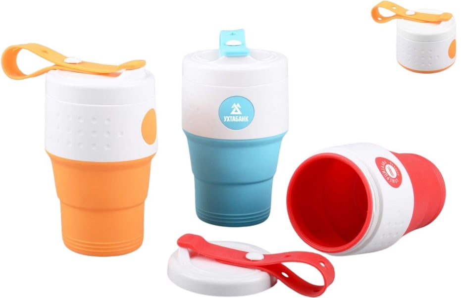 Hovedproduktbilde for 25-47-drb-3187 Torremolinos 395 ml Silikon Sammenleggbar Kopp