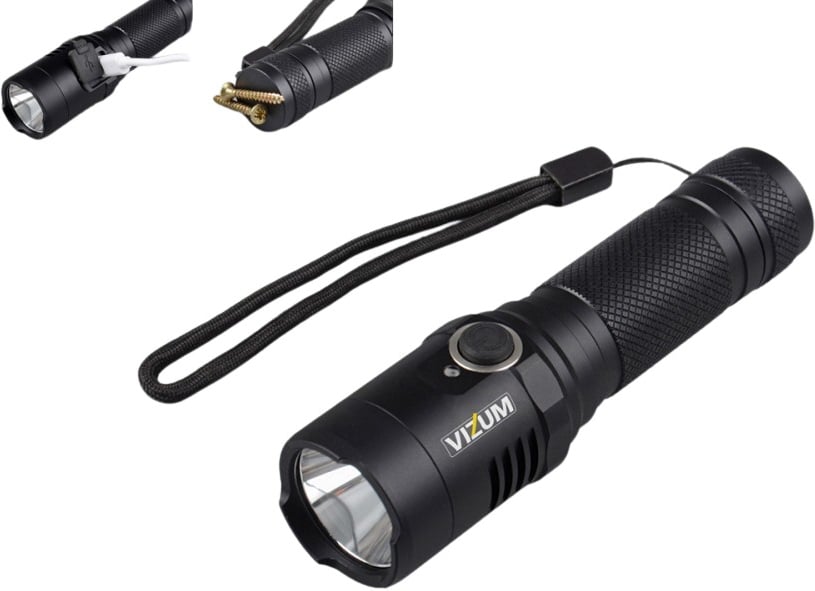 Hovedproduktbilde for 25-47-drb-3396 Nyora Oppladbar LED-lommelykt