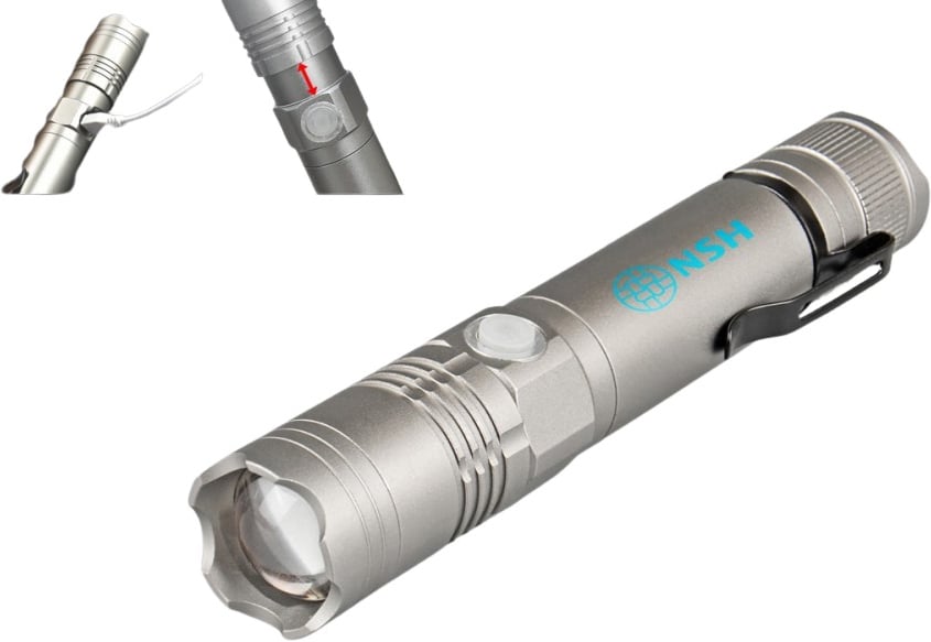 Hovedproduktbilde for 25-47-drb-3950 Liria Oppladbar Lommelykt med SOS-funksjon