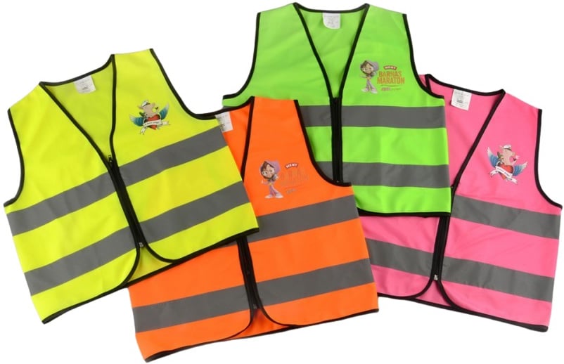 Hovedproduktbilde for 25-47-drb-4697 Oddy Refleksvest for Barn med Glidelås