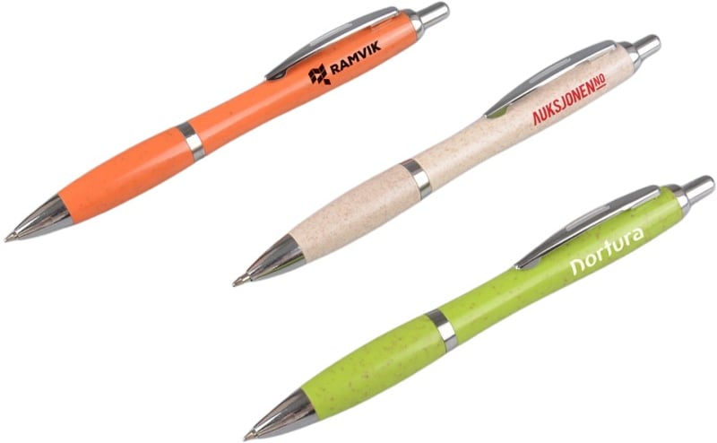 Hovedproduktbilde for 25-47-drb-4770 Caden Hvetestrå  Kulepenn