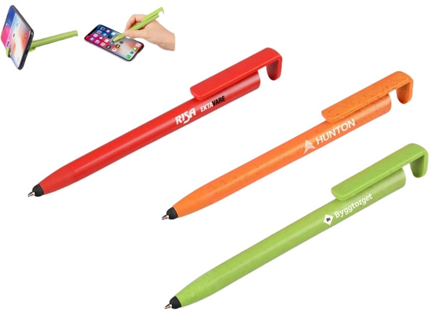 Hovedproduktbilde for 25-47-drb-4772 Velar Hvetestrå Stylus Touchpenn med Mobilstativ