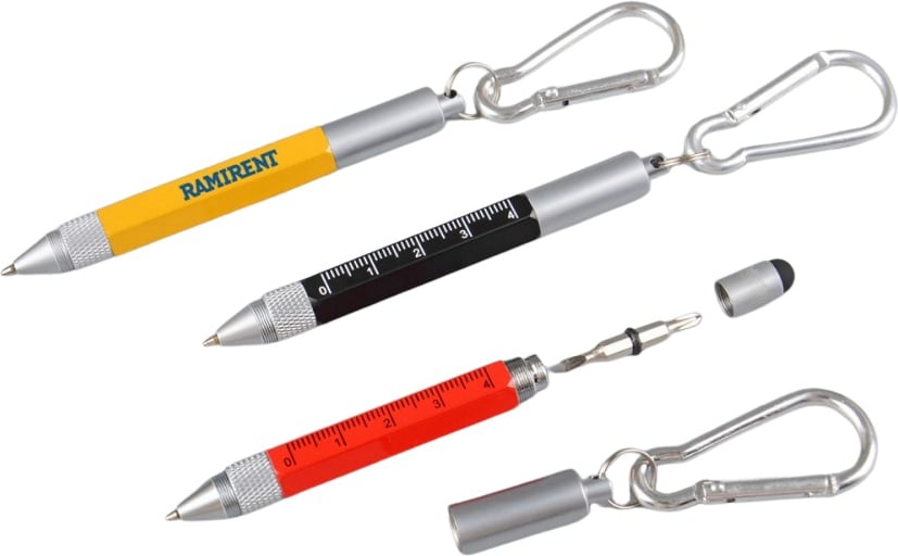 Hovedproduktbilde for 25-47-drb-4774 Renza 4-i-1 Verktøypenn med Karabinkrok