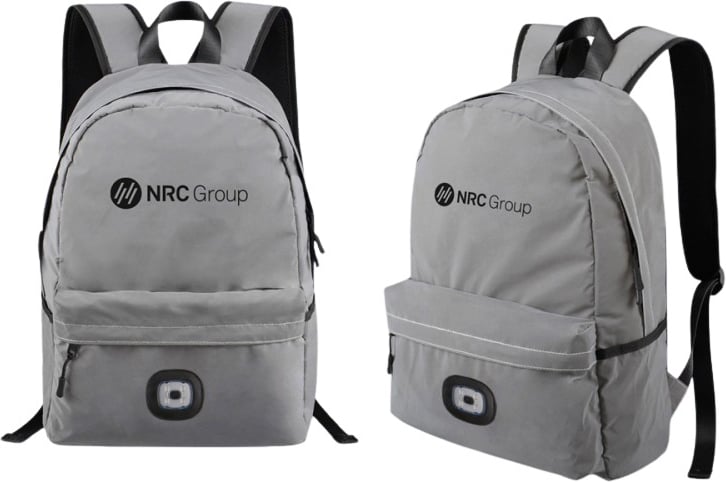 Hovedproduktbilde for 25-47-drb-4794 Mons Refleks Ryggsekk med Oppladbart LED-lys