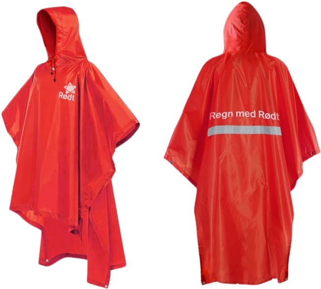 Hovedproduktbilde for 25-47-drb-4872 Varo PU og Nylon Regnfrakk med Refleksstripe Regnponcho