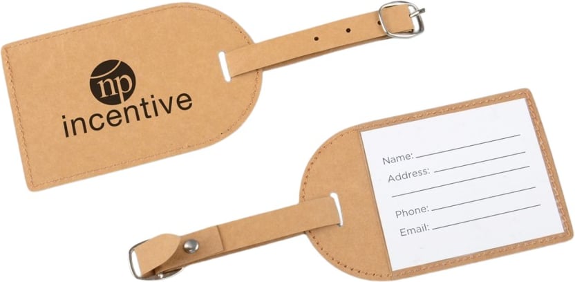 Hovedproduktbilde for 25-47-drb-4958 Vanntett Kraftpapir Bagasjelapp