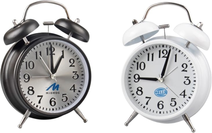 Hovedproduktbilde for 25-47-drb-5098 Oudenaarde Jern og Glass Klokke med Alarm