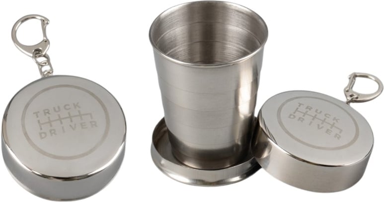 Hovedproduktbilde for 25-47-drb-5235 Brockville 70 ml Rustfritt Stål Sammenleggbart Krus Metallkopp