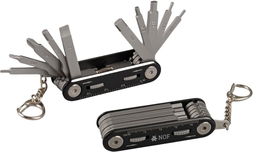 Hovedproduktbilde for 25-47-drb-5455 Florem 5-i-1 Multiverktøysett til Sykkel med Nøkkelring