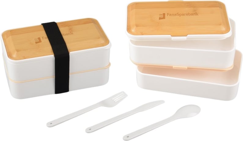 Hovedproduktbilde for 25-47-drb-5483 Pölten Bambuslokk 1200 ml To-lags Matboks