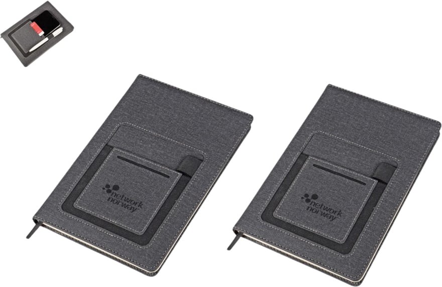 Hovedproduktbilde for 25-47-drb-5553 Lira A5 Notatbok med Smartlommer