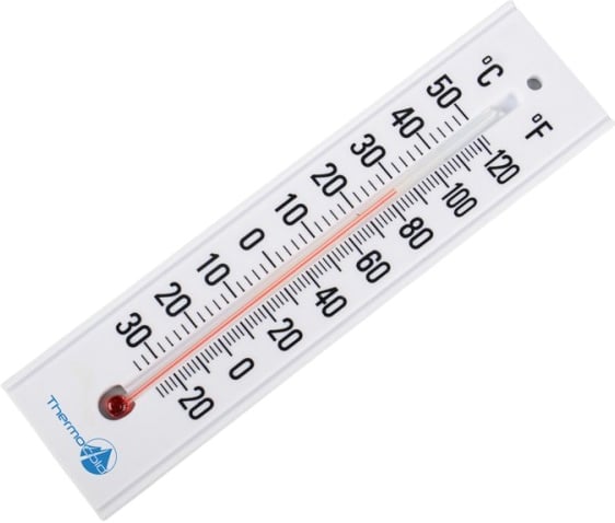 Hovedproduktbilde for 25-47-drb-5571 Cloppenburg Plast Veggtermometer