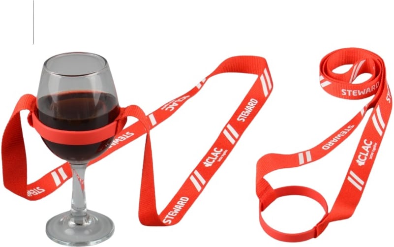 Hovedproduktbilde for 25-47-drb-5607 Niagara Nøkkelbånd med Vinglassholder