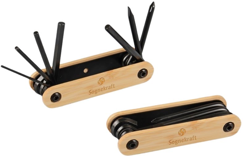 Hovedproduktbilde for 25-47-drb-5611 Belvik Bambus 7-i-1 Multiverktøysett til Sykkel