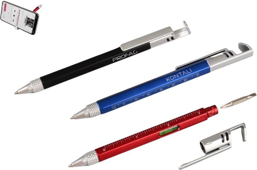 Hovedproduktbilde for 25-47-drb-5649 Ivexa 6-i-1 Kulepenn med Multifunksjoner