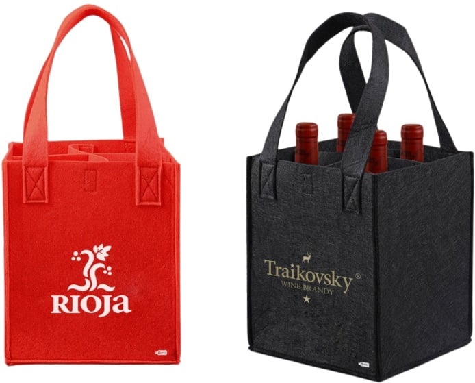 Hovedproduktbilde for 25-47-drb-5658 Elna Filt Bærenett til 4 Flasker