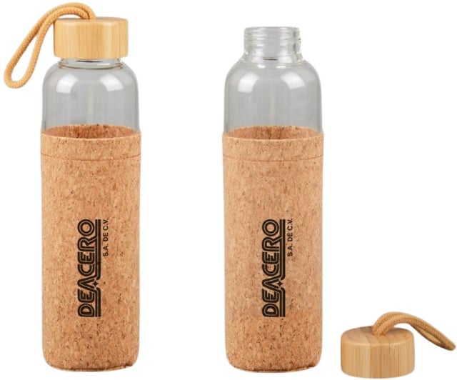 Hovedproduktbilde for 25-47-drb-5710 Kuching 550 ml Kork og Glass Drikkeflaske