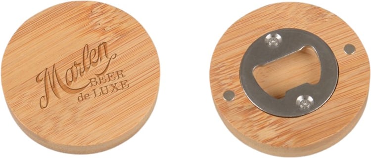 Hovedproduktbilde for 25-47-drb-5714 Salis 2-i-1 Bambus Flaskeåpner med Magnet