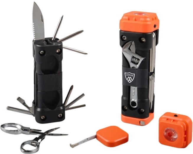 Hovedproduktbilde for 25-47-drb-5736 Pixel 14-i-1 Multifunksjonelt Verktøysett med LED Lommelykt