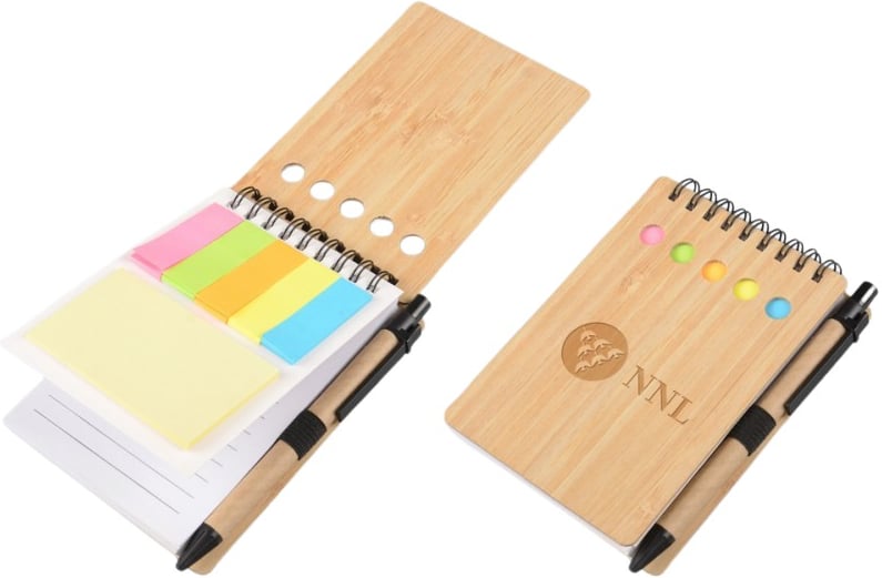 Hovedproduktbilde for 25-47-drb-5774 Nova Bambus Notatlapper med Spiralbok