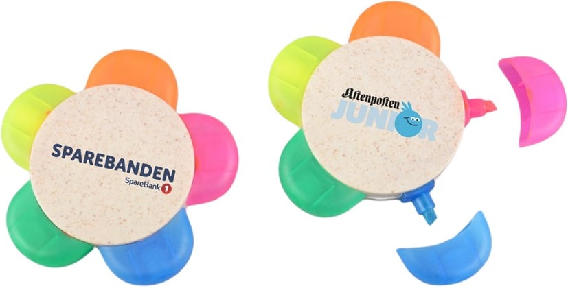 Hovedproduktbilde for 25-47-drb-5942 Linex Hvetestrå Blomsterformet  Markeringstusj