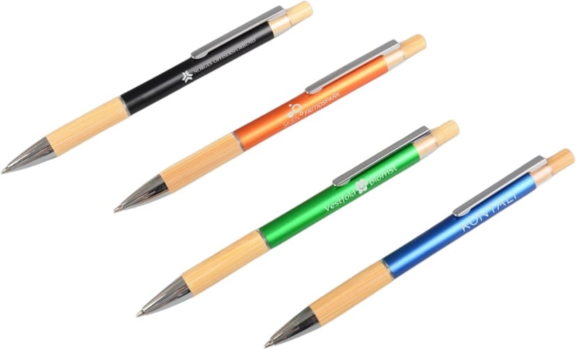 Hovedproduktbilde for 25-47-drb-6026 Loyal Resirkulert Aluminium og Bambus  Kulepenn