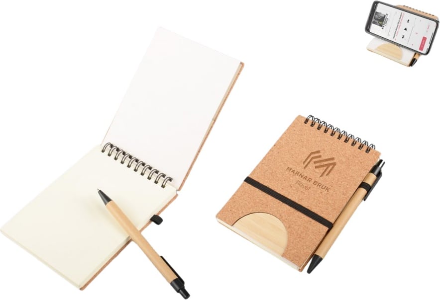 Hovedproduktbilde for 25-47-drb-6034 Kian Kork Notatbok med Spiral