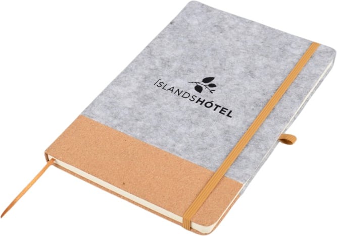 Hovedproduktbilde for 25-47-drb-6139 Luna A5 RPET Filt og Kork Notatbok