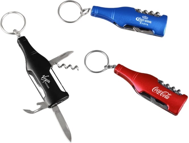 Hovedproduktbilde for 25-47-drc-6003 Bottle 4-i-1 EDC Multiverktøy med Nøkkelring