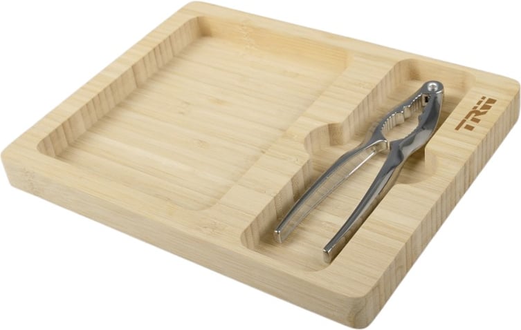 Hovedproduktbilde for 25-47-drc-6011 Marie Bambus Brett med Nøtteknekker