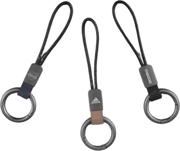 Hovedproduktbilde for 25-47-drc-6019 Mosk Resirkulert Lær  Nøkkelring