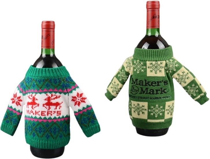 Hovedproduktbilde for 25-47-drc-6033 Brugge Akryl Strikket Vinflaskeomslag