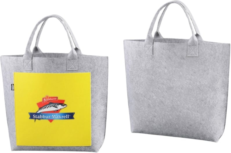 Hovedproduktbilde for 25-47-drc-6080 Amiens RPET Filt 18L Shoppingbag med Lomme