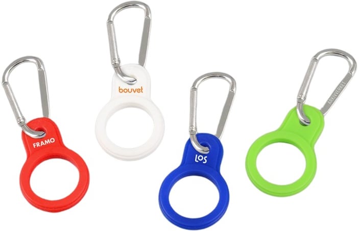 Hovedproduktbilde for 25-47-drc-6169 Marsala Silikon Flaskeholder med Karabinkrok