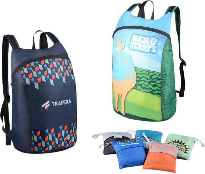 Hovedproduktbilde for 25-47-drc-6210 Gloria GRS RPET Fullfargetrykket Sammenleggbar  Ryggsekk