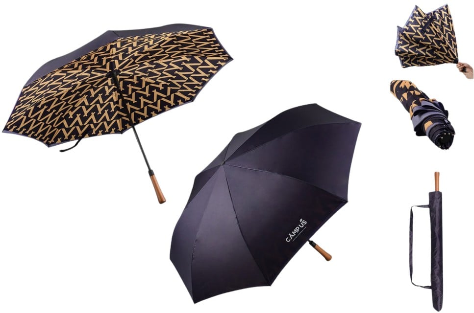 Hovedproduktbilde for 25-47-drc-7068 Trano RPET 23” Omvendt Paraply med Fullfargetrykket Innside  Paraply