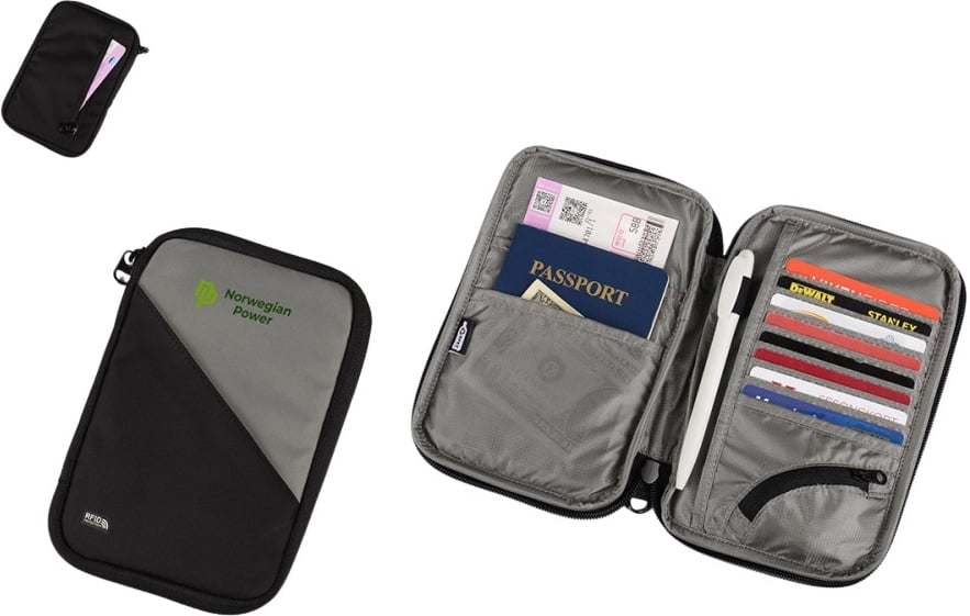 Hovedproduktbilde for 25-47-drc-7113 Jalen RPET RFID Passholder