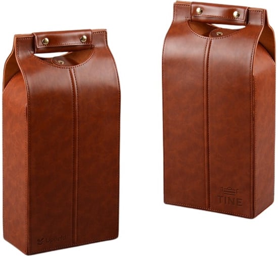 Hovedproduktbilde for 25-47-drc-7148 Niklaas Resirkulert PU Bæreveske for 2 Flasker