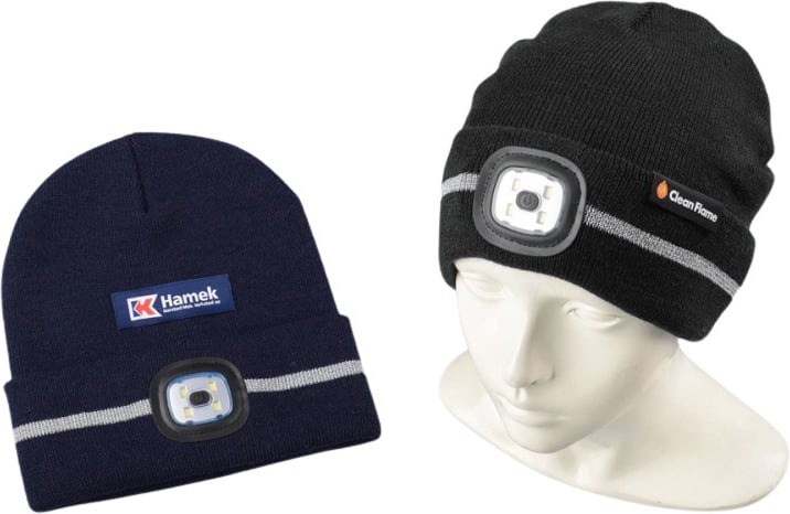 Hovedproduktbilde for 25-47-drc-8077 Salma Akryl Refleks Lue med LED-lys