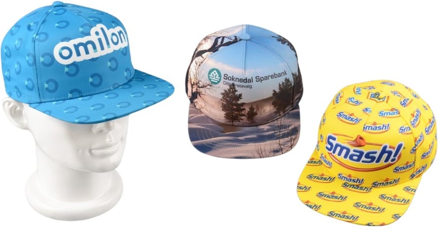 Hovedproduktbilde for 25-47-drc-8131 Heltrykket Klassisk Snapback Caps