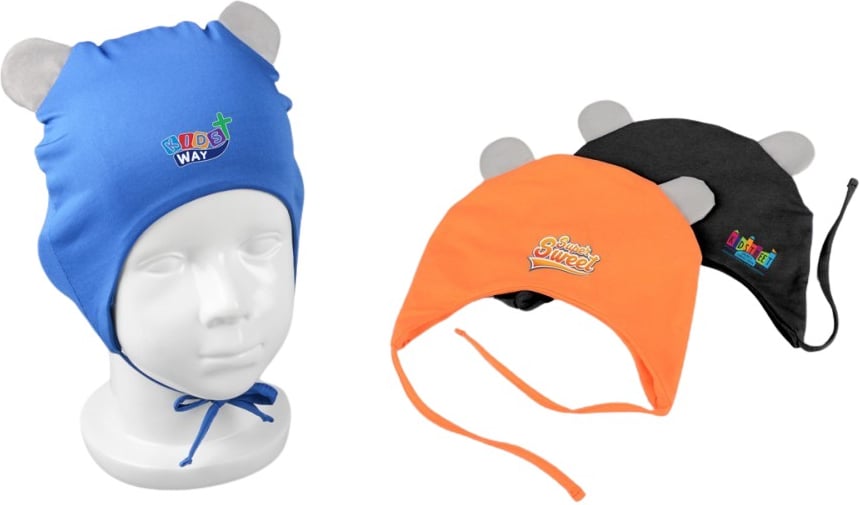 Hovedproduktbilde for 25-47-drc-8158 Hof Bambusfiber Barnelue med Refleks Øreklaffer